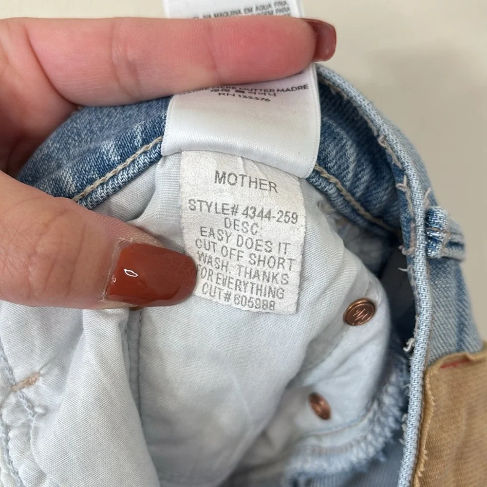 Mother x Miranda Kerr Easy Does It Cut Off Short Thanks for Everything Size 26 - Picture 11 of 11